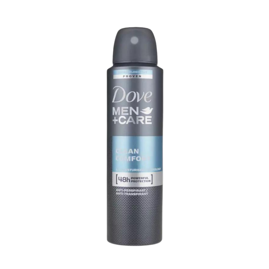 Dove Men + Care Deospray Clean Comfort Anti-Transpirant, 150 ml