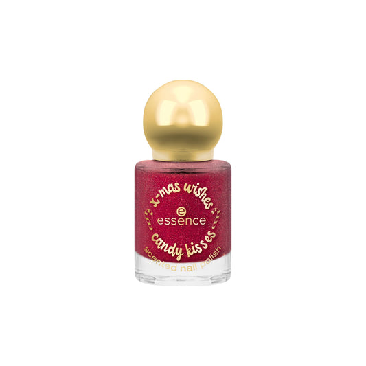 essence x-mas wishes candy kisses scented nail polish, Nr. 02 Apple-y Ever After, rot (8ml)